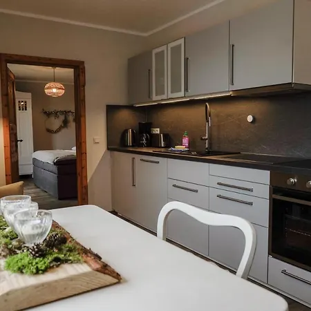 Urlaubsfreude Biedermann Haus Gluecksstein Sandstein * באד שאנדאו