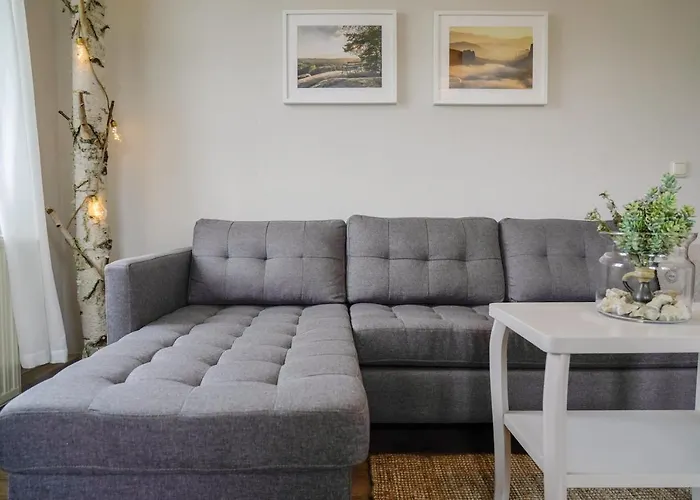 Urlaubsfreude Biedermann Haus Gluecksstein Sandstein 바트샨다우