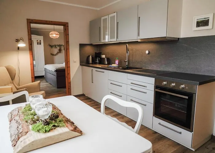 Urlaubsfreude Biedermann Haus Glücksstein Sandstein Apartment *